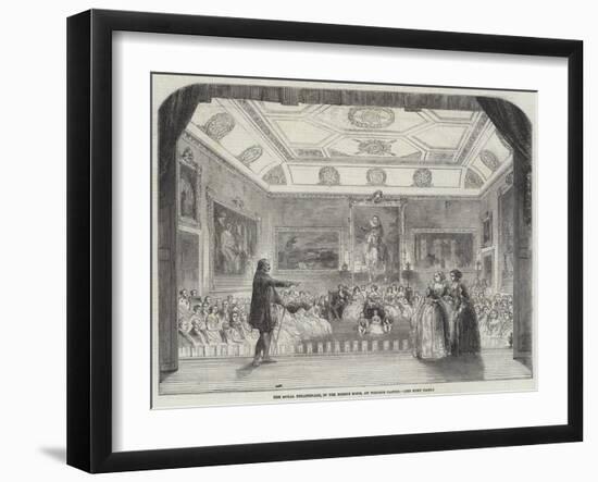 The Royal Theatricals, in the Rubens Room, at Windsor Castle-null-Framed Giclee Print