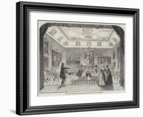 The Royal Theatricals, in the Rubens Room, at Windsor Castle-null-Framed Giclee Print