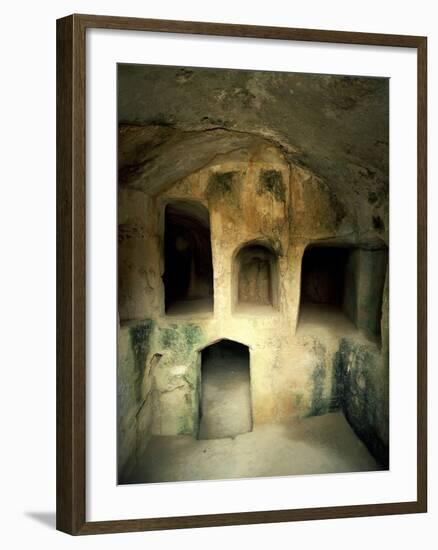 The Royal Tombs at Old Paphos-null-Framed Photographic Print