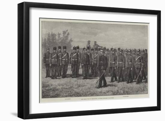 The Royal Visit to Edinburgh, Scottish Engineer Volunteers-Johann Nepomuk Schonberg-Framed Giclee Print