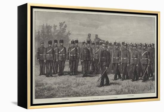 The Royal Visit to Edinburgh, Scottish Engineer Volunteers-Johann Nepomuk Schonberg-Framed Premier Image Canvas