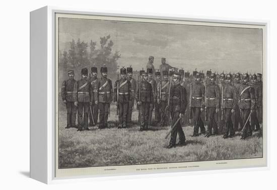 The Royal Visit to Edinburgh, Scottish Engineer Volunteers-Johann Nepomuk Schonberg-Framed Premier Image Canvas