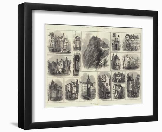 The Royal Visit to Edinburgh-Samuel Read-Framed Giclee Print