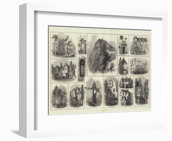 The Royal Visit to Edinburgh-Samuel Read-Framed Giclee Print