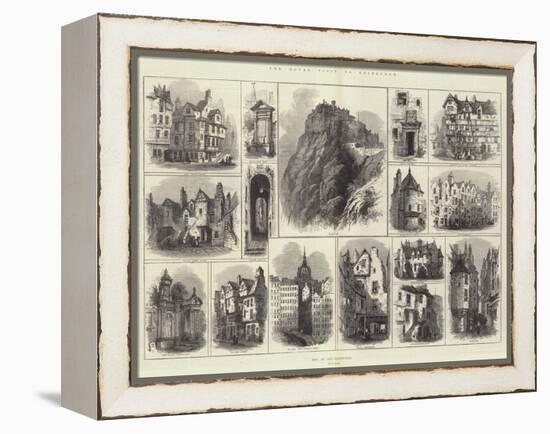 The Royal Visit to Edinburgh-Samuel Read-Framed Premier Image Canvas