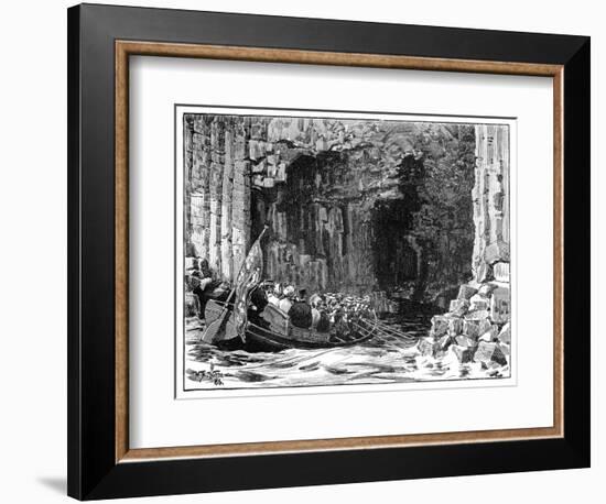 The Royal Visit to Fingal's Cave, Staffa, Scotland, 1847-William Barnes Wollen-Framed Giclee Print