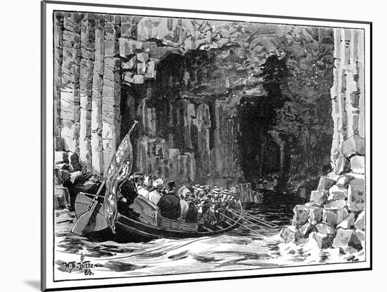 The Royal Visit to Fingal's Cave, Staffa, Scotland, 1847-William Barnes Wollen-Mounted Giclee Print