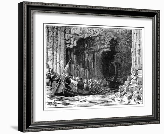 The Royal Visit to Fingal's Cave, Staffa, Scotland, 1847-William Barnes Wollen-Framed Giclee Print