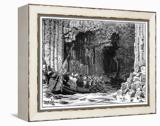 The Royal Visit to Fingal's Cave, Staffa, Scotland, 1847-William Barnes Wollen-Framed Premier Image Canvas