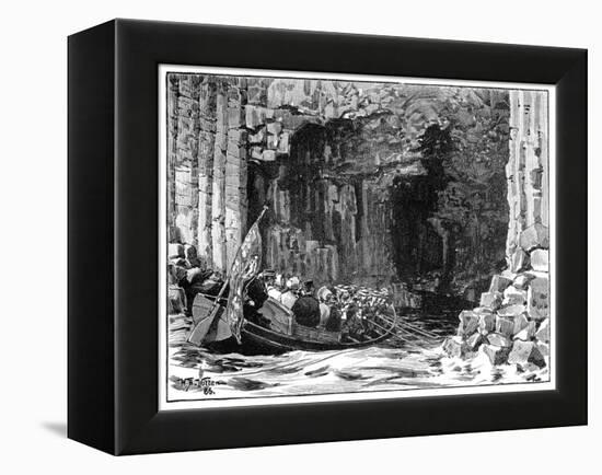 The Royal Visit to Fingal's Cave, Staffa, Scotland, 1847-William Barnes Wollen-Framed Premier Image Canvas