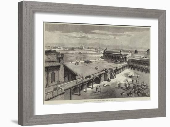 The Royal Visit to India, the Taj Mahal, from the Fort, Agra-Richard Principal Leitch-Framed Giclee Print