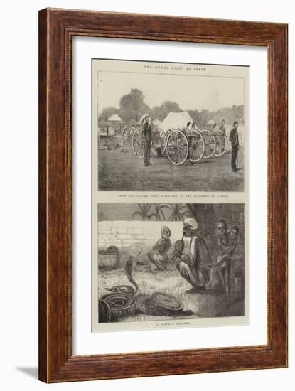 The Royal Visit to India-Alfred Chantrey Corbould-Framed Giclee Print