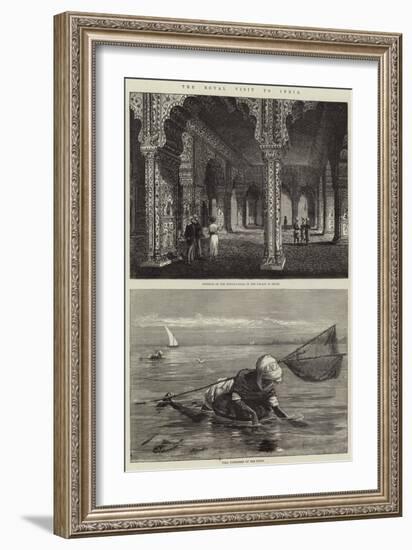 The Royal Visit to India-Thomas W. Wood-Framed Giclee Print