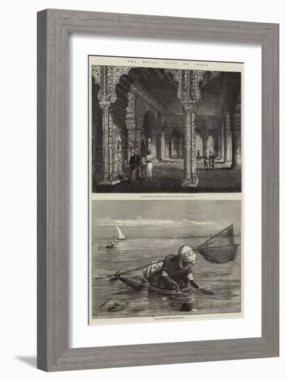 The Royal Visit to India-Thomas W. Wood-Framed Giclee Print