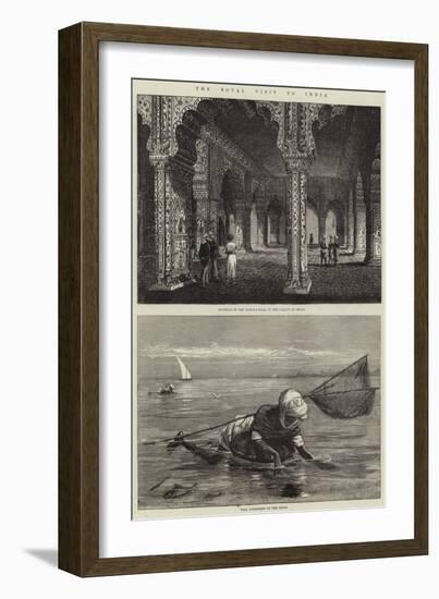 The Royal Visit to India-Thomas W. Wood-Framed Giclee Print