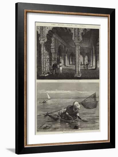 The Royal Visit to India-Thomas W. Wood-Framed Giclee Print