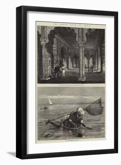 The Royal Visit to India-Thomas W. Wood-Framed Giclee Print