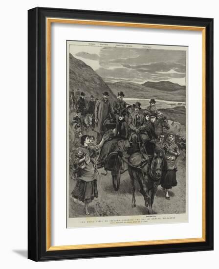 The Royal Visit to Ireland, Crossing the Gap of Dunloe, Killarney-Sydney Prior Hall-Framed Giclee Print