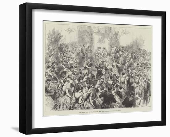 The Royal Visit to Ireland, State Ball at St Patrick's Hall, Dublin Castle-null-Framed Giclee Print