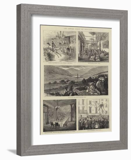 The Royal Visit to Ireland-Francis S. Walker-Framed Giclee Print