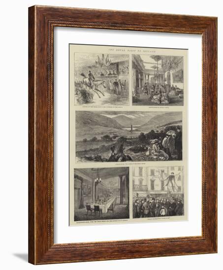 The Royal Visit to Ireland-Francis S. Walker-Framed Giclee Print