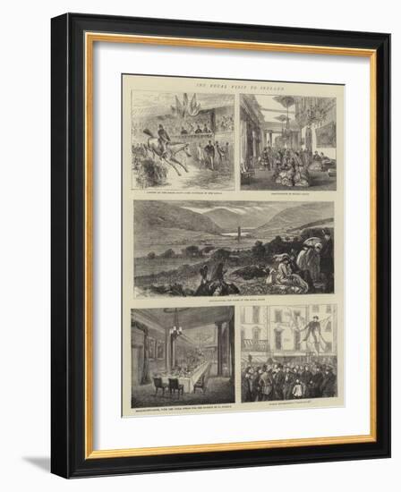 The Royal Visit to Ireland-Francis S. Walker-Framed Giclee Print