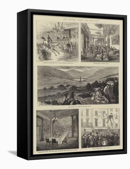 The Royal Visit to Ireland-Francis S. Walker-Framed Premier Image Canvas