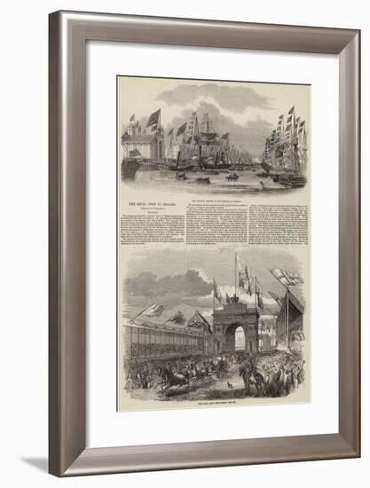 The Royal Visit to Ireland-null-Framed Giclee Print