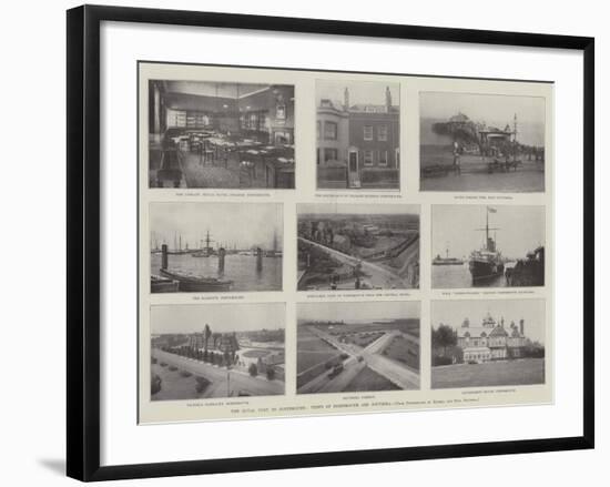 The Royal Visit to Portsmouth, Views of Portsmouth and Southsea-null-Framed Giclee Print