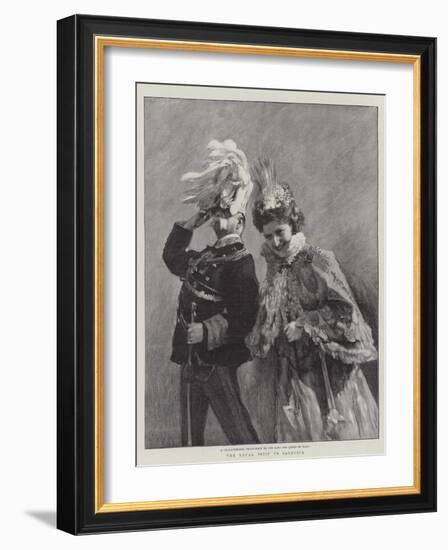 The Royal Visit to Sardinia-null-Framed Giclee Print