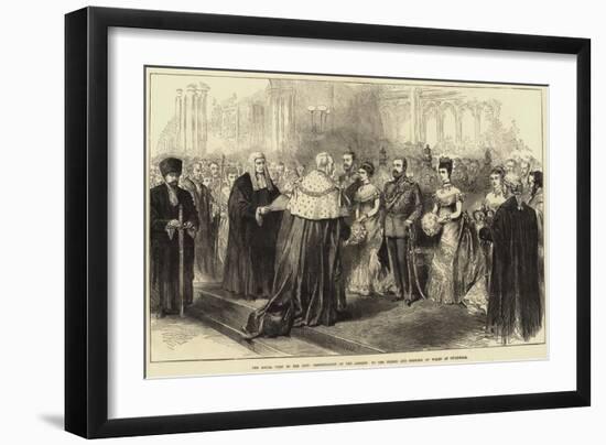 The Royal Visit to the City-Arthur Hopkins-Framed Giclee Print