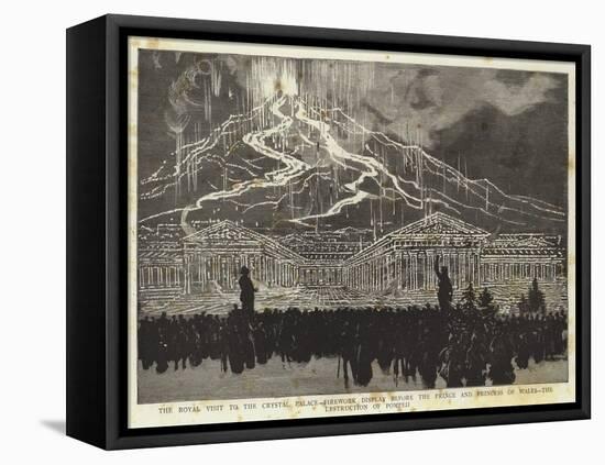 The Royal Visit to the Crystal Palace-null-Framed Premier Image Canvas