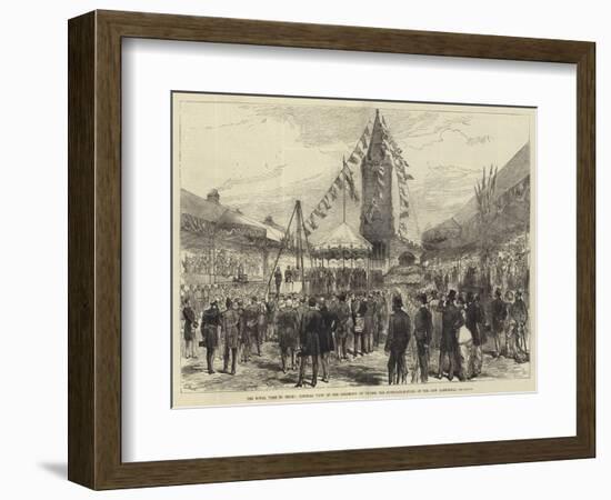 The Royal Visit to Truro-Charles Robinson-Framed Giclee Print