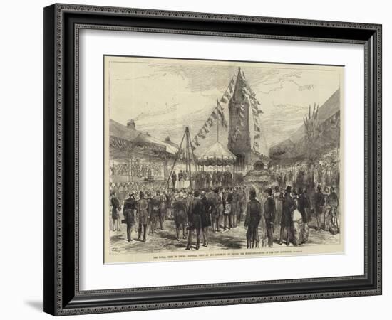 The Royal Visit to Truro-Charles Robinson-Framed Giclee Print