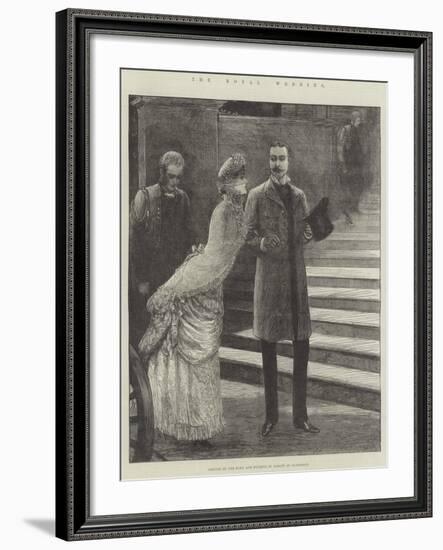 The Royal Wedding, Arrival of the Duke and Duchess of Albany at Claremont-Henry Stephen Ludlow-Framed Giclee Print