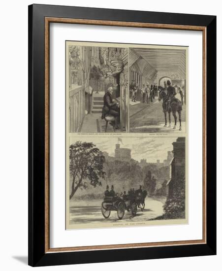 The Royal Wedding at Windsor-Alfred Chantrey Corbould-Framed Giclee Print