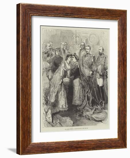 The Royal Wedding, Congratulations-null-Framed Giclee Print