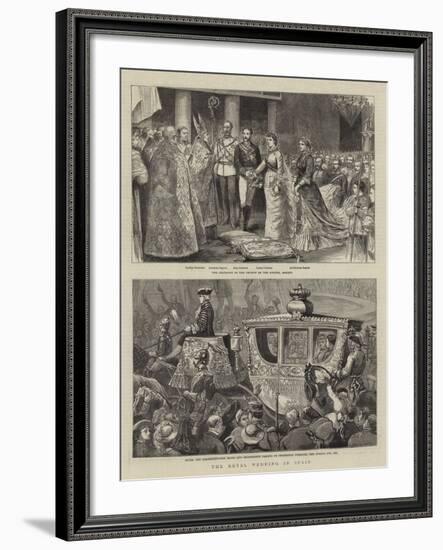 The Royal Wedding in Spain-null-Framed Giclee Print