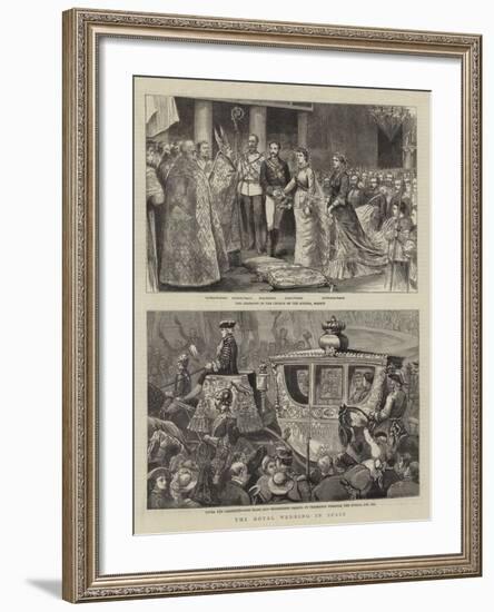 The Royal Wedding in Spain-null-Framed Giclee Print