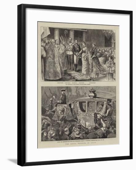 The Royal Wedding in Spain-null-Framed Giclee Print