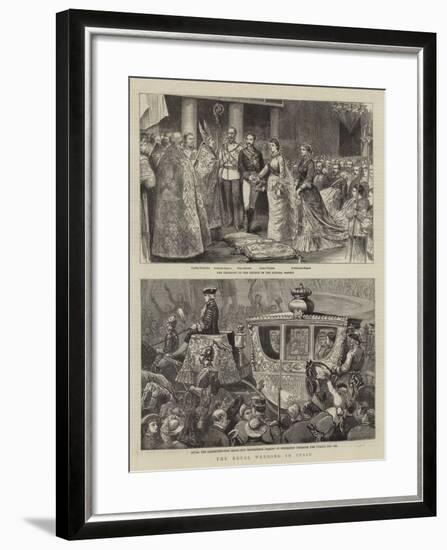 The Royal Wedding in Spain-null-Framed Giclee Print