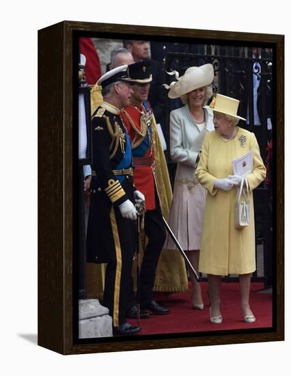 The Royal Wedding of Prince William and Kate Middleton in London, Friday April 29th, 2011-null-Framed Premier Image Canvas