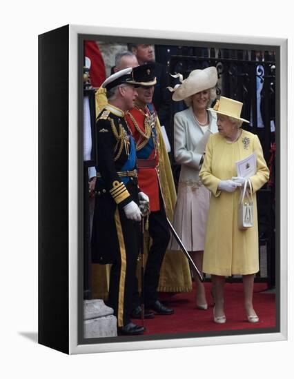 The Royal Wedding of Prince William and Kate Middleton in London, Friday April 29th, 2011-null-Framed Premier Image Canvas