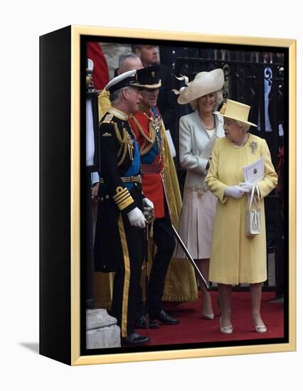 The Royal Wedding of Prince William and Kate Middleton in London, Friday April 29th, 2011-null-Framed Premier Image Canvas