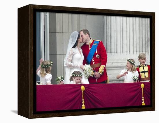 The Royal Wedding of Prince William and Kate Middleton in London, Friday April 29th, 2011-null-Framed Premier Image Canvas