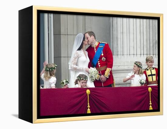 The Royal Wedding of Prince William and Kate Middleton in London, Friday April 29th, 2011-null-Framed Premier Image Canvas