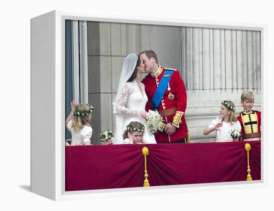 The Royal Wedding of Prince William and Kate Middleton in London, Friday April 29th, 2011-null-Framed Premier Image Canvas