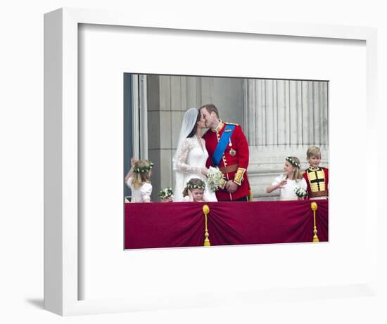 The Royal Wedding of Prince William and Kate Middleton in London, Friday April 29th, 2011-null-Framed Photographic Print