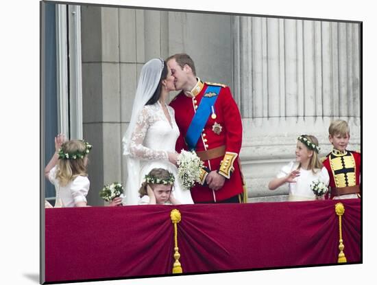 The Royal Wedding of Prince William and Kate Middleton in London, Friday April 29th, 2011-null-Mounted Photographic Print