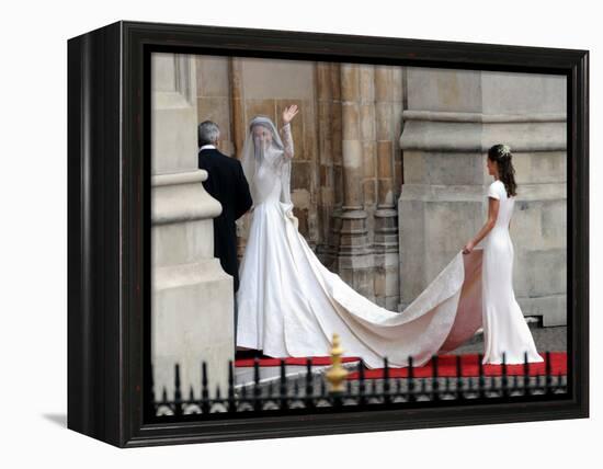 The Royal Wedding of Prince William and Kate Middleton in London, Friday April 29th, 2011-null-Framed Premier Image Canvas